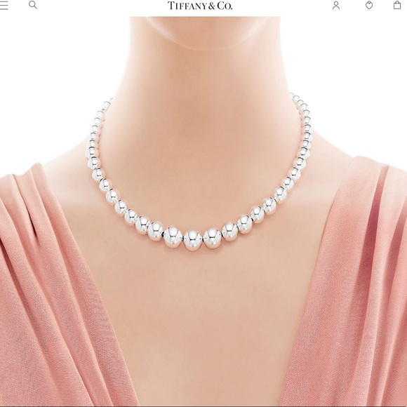 Tiffany & Co. Hardware Graduated Ball Necklace 💙 - Picture 2 of 6